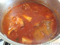 Тушёная рыба в томатном соусе