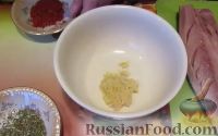 Запеченная скумбрия с чесноком и <!--more-->паприкой