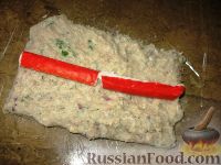 Рыбный рулет с крабовыми палочками