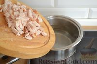 Суп с копченой курицей и чечевицей